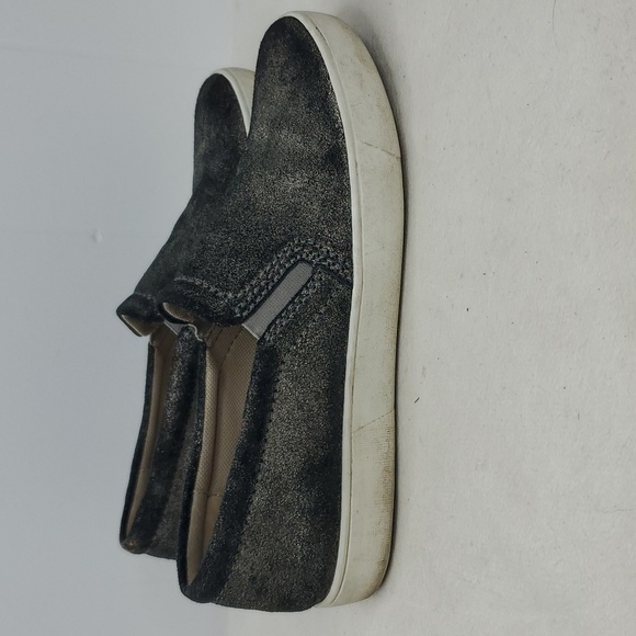 Naturalizer Marianne Loafers Slip On Sparkle Gray Leather Casual Womens 7 - Picture 1 of 11